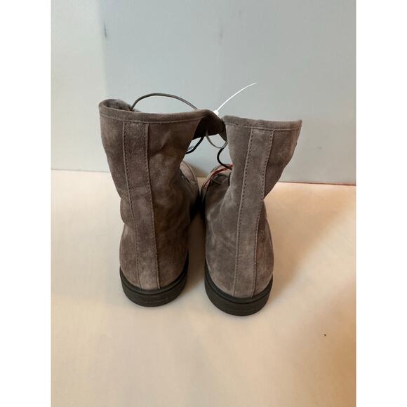 Santoni ankle fur-trim detail boots men’s size 8.5 (display model) - Picture 3 of 12